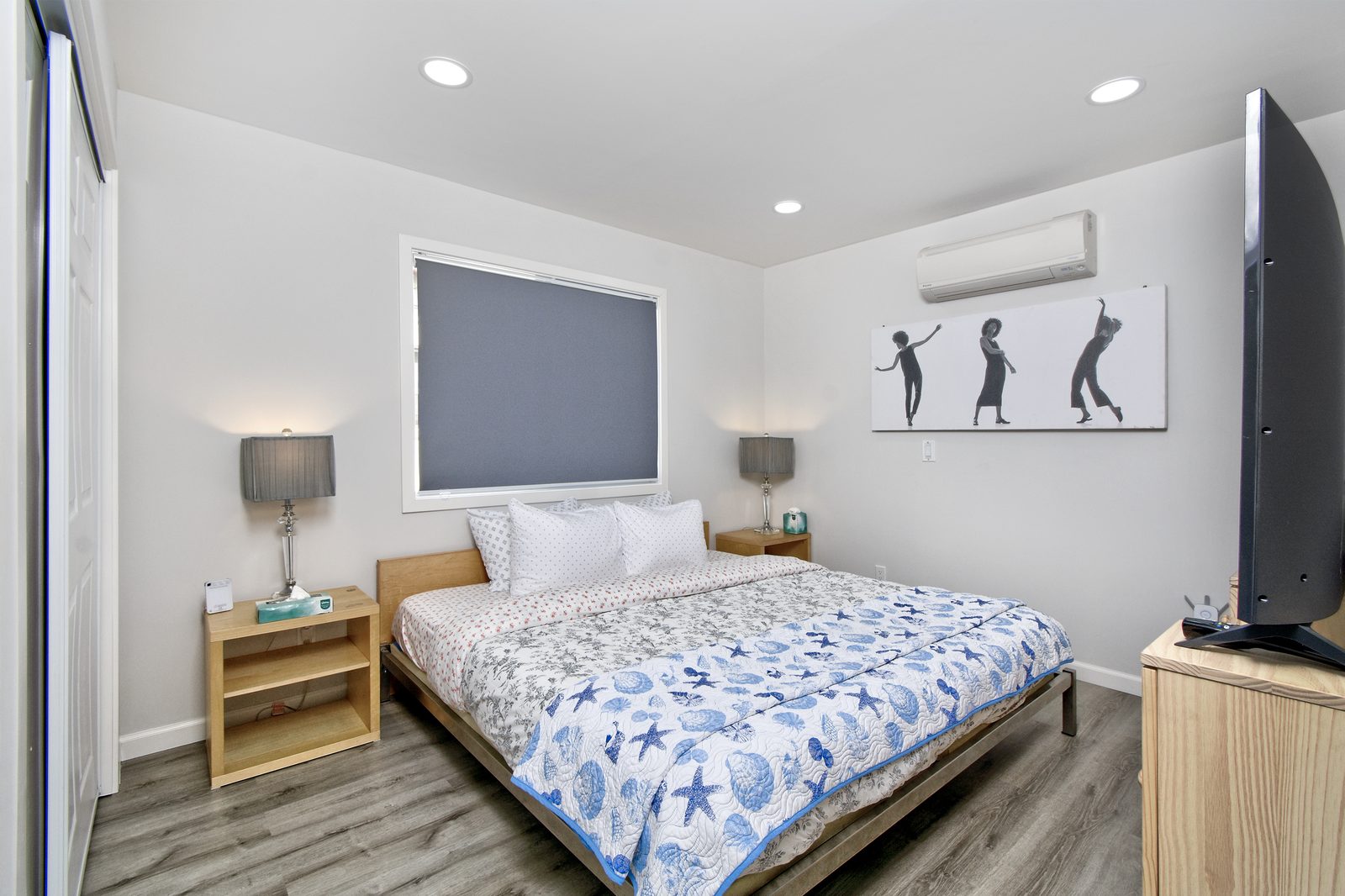 Primary bedroom with a California King bed